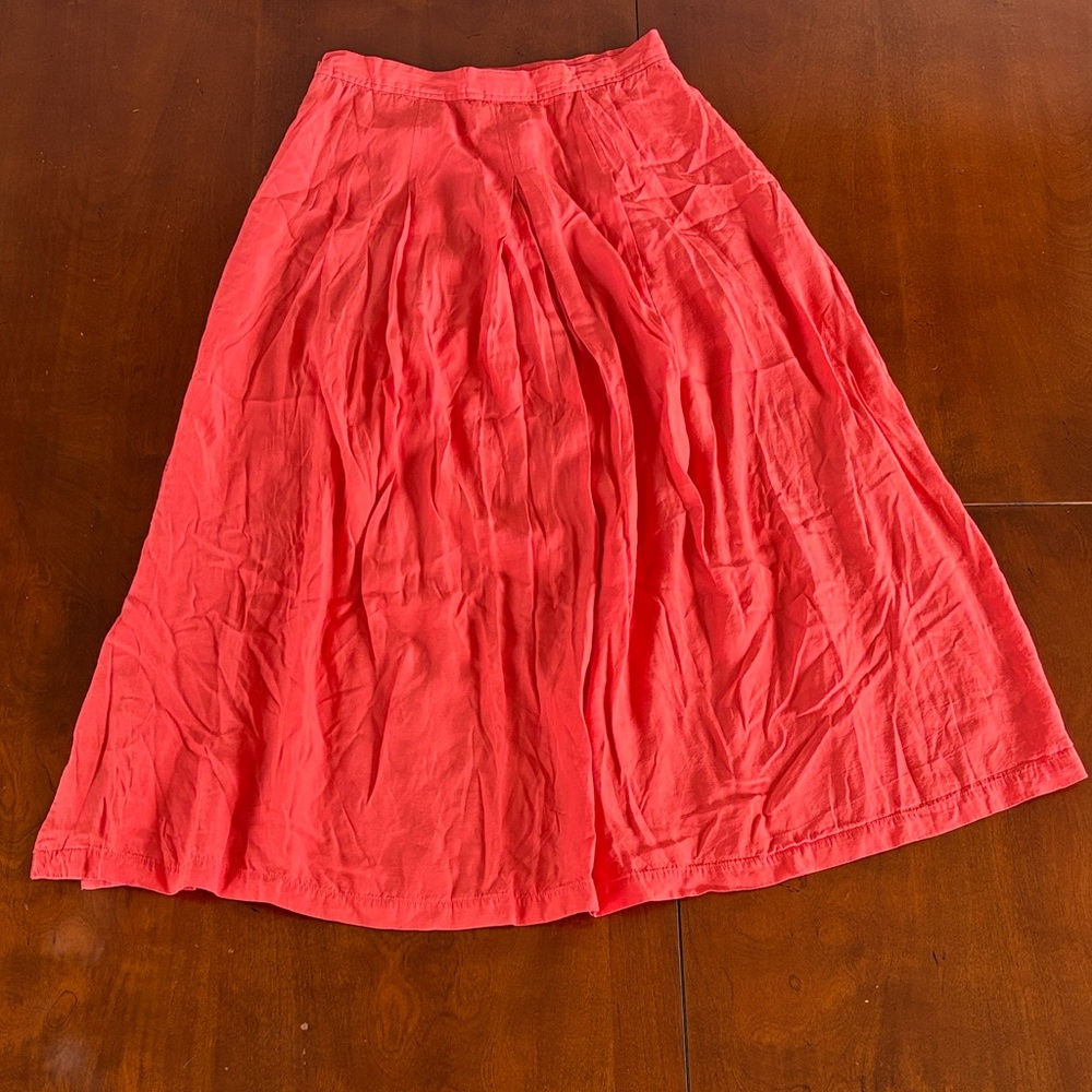 Esprit Vibrant Girls Coral A-Line Skirt - Picture 4 of 7